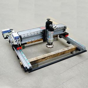 Kannettava jyrsintä työmaalla